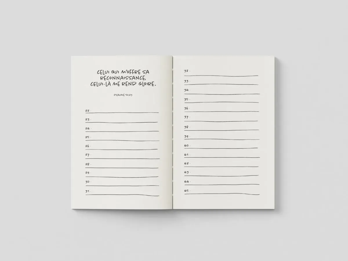1000 mercis, cahier de reconnaissance / Nvlle version