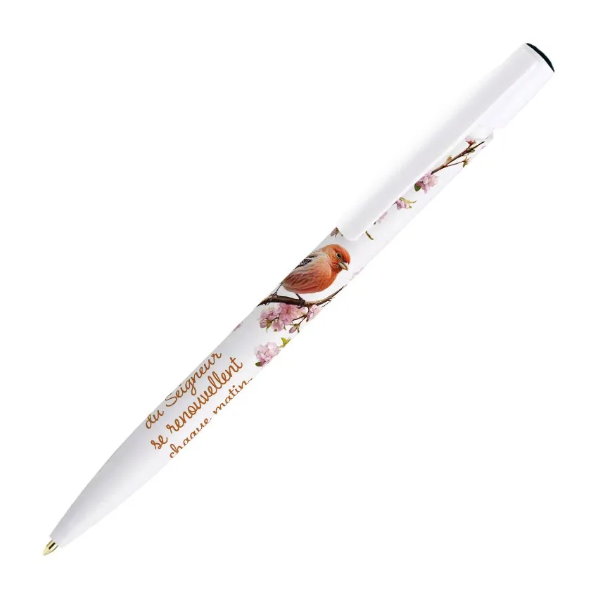 Stylo Oiseau " Les bontés du Seigneur"
