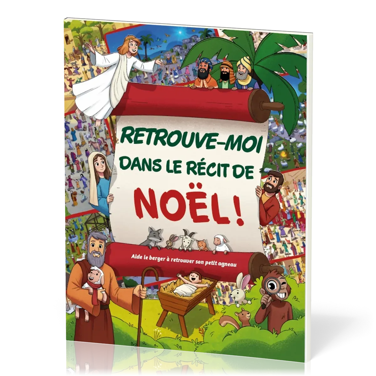 Retrouve-moi dans le récit de Noël ! - Aide le berger à retrouver son petit agneau