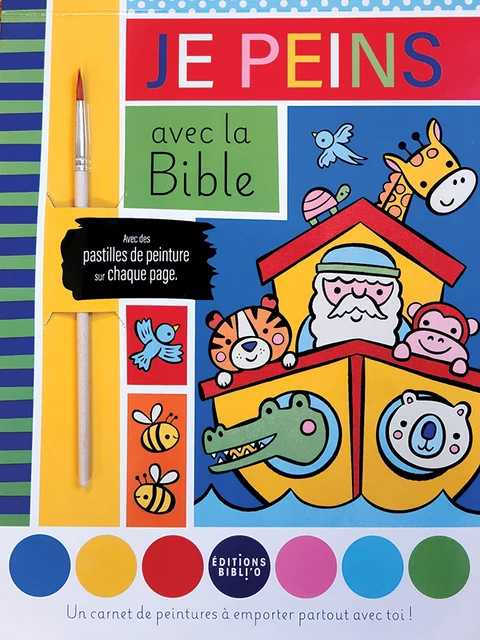 Je peins avec la Bible - Avec des pastilles de peinture