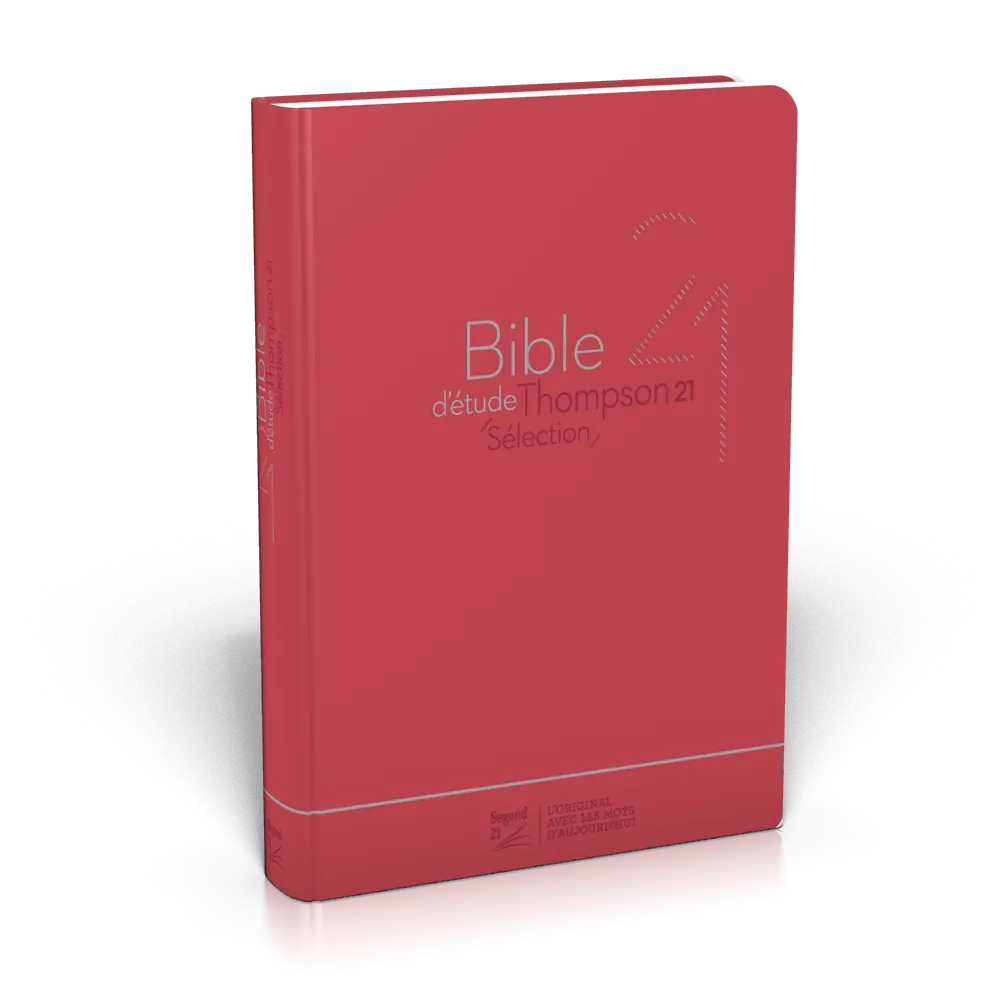 Bible d'étude Thompson 21 Sélection - couverture souple rouge