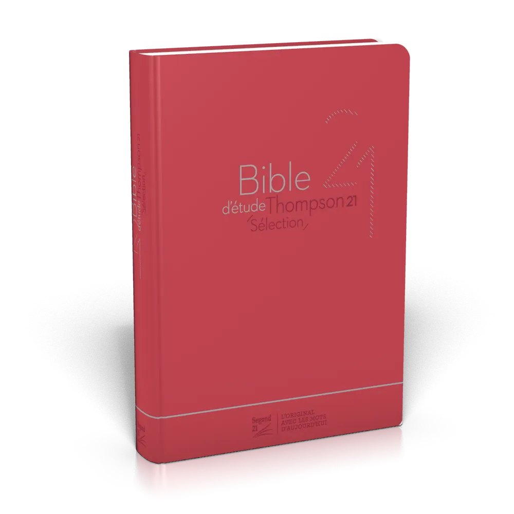 Bible d'étude Thompson 21 Sélection - couverture souple rouge