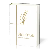 Bible d'étude Semeur 2015 rigide blanc tranche or