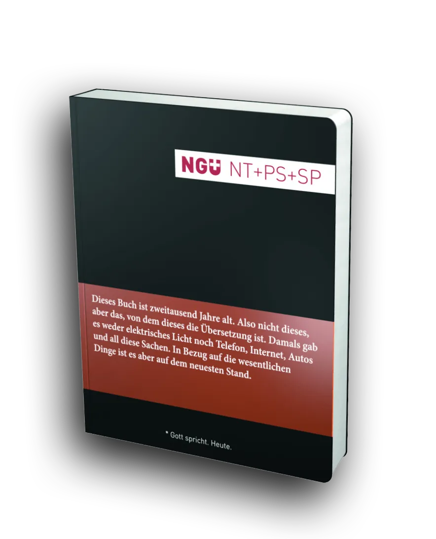 NGU NT MIT PSALMEN UND SPRÜCHEN - MINI-AUSGABE - BROSCHIERT SCHWARZ