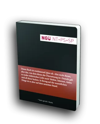 NGU NT MIT PSALMEN UND SPRÜCHEN - MINI-AUSGABE - BROSCHIERT SCHWARZ