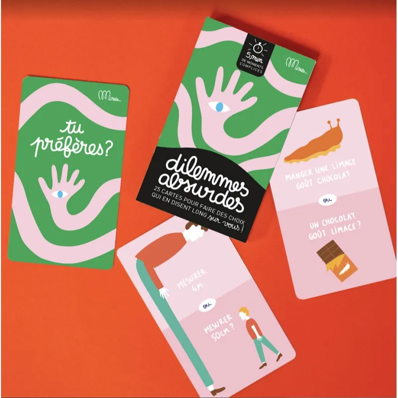 Dilemmes absurdes - 25 cartes pour faire des choix qui en disent long sur vous !
