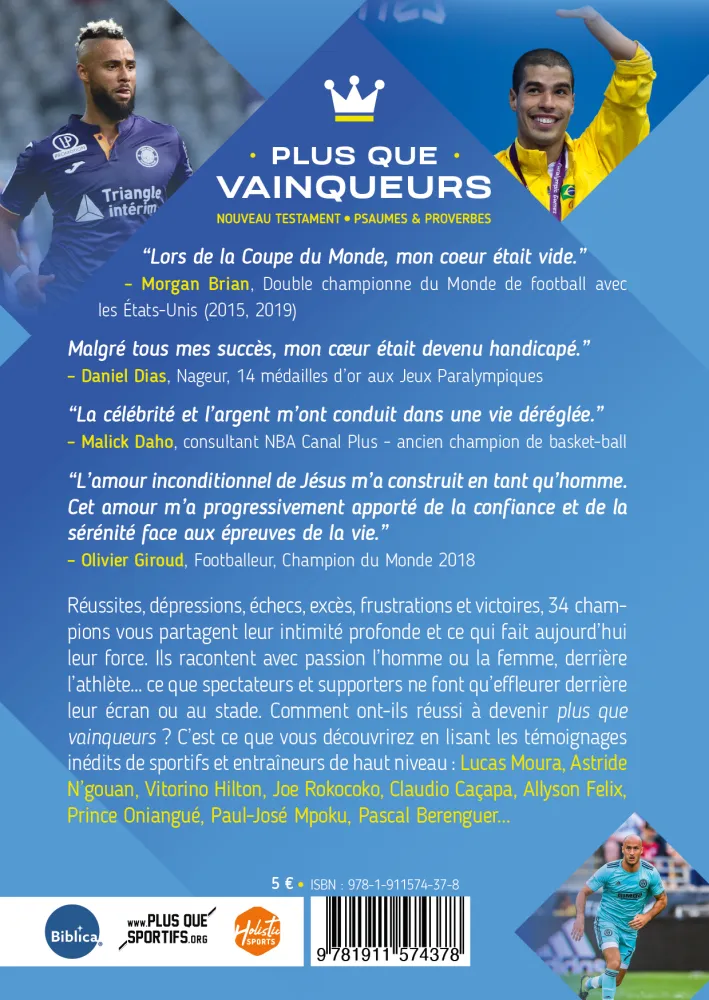 Nouveau Testament - Plus que vainqueurs