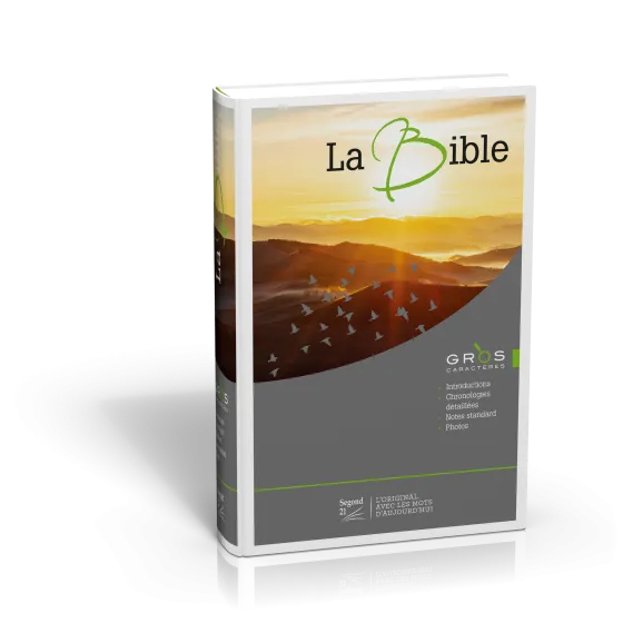 Bible Segond 21 gros caractères rigide illustrée