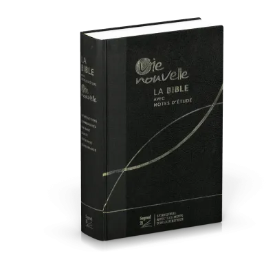 Bible d'étude Vie nouvelle, Segond 21 noire - couverture rigide toilée