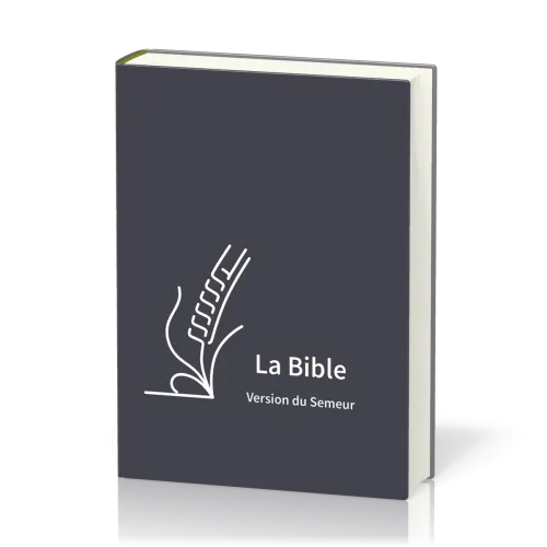 Bible Semeur 2015, couverture textile semi-souple bleue marine