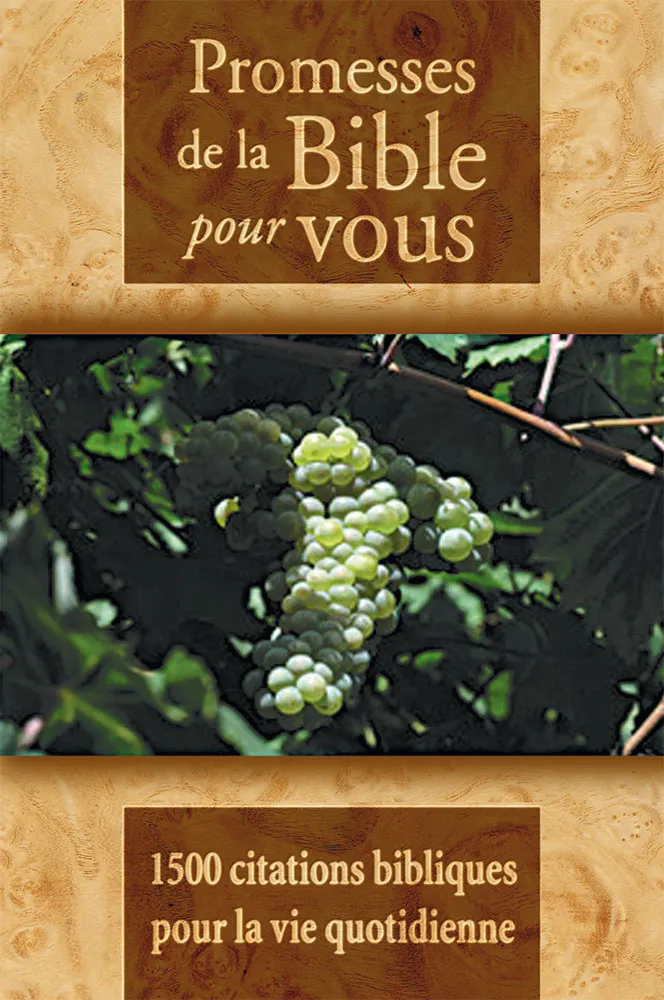 Promesses de la Bible pour vous - 1500 citations biblique pour la vie quotidienne