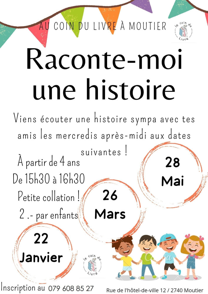  Les inscriptions sont ouvertes pour le 22 janvier ! 
 "Viens créer ton mouton et écouter son histoire" 
 Christine &amp; Silvia se réjouissent de t'accueillir ! 
 Inscription au 079 608 85 27 